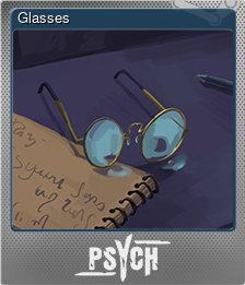 Series 1 - Card 5 of 5 - Glasses