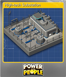 Series 1 - Card 6 of 8 - High-tech Substation