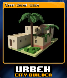 Series 1 - Card 10 of 15 - Green desert house