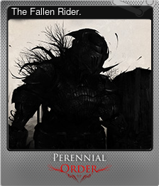 Series 1 - Card 6 of 15 - The Fallen Rider.