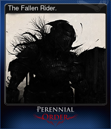 Series 1 - Card 6 of 15 - The Fallen Rider.