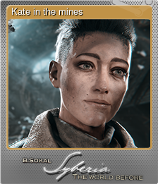 Series 1 - Card 4 of 11 - Kate in the mines