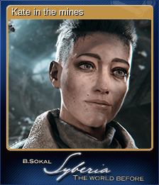 Series 1 - Card 4 of 11 - Kate in the mines