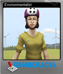 Series 1 - Card 4 of 5 - Environmentalist