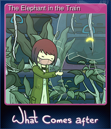 Series 1 - Card 3 of 6 - The Elephant in the Train