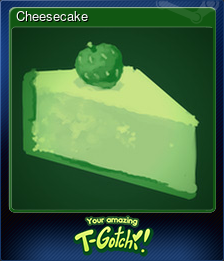 Series 1 - Card 3 of 5 - Cheesecake