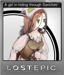 Series 1 - Card 3 of 8 - A girl in hiding through Sanctum
