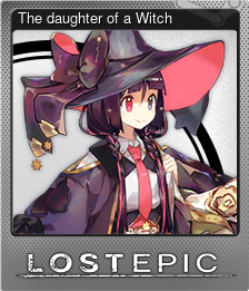 Series 1 - Card 8 of 8 - The daughter of a Witch