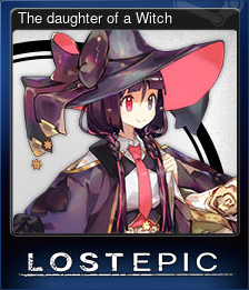 Series 1 - Card 8 of 8 - The daughter of a Witch