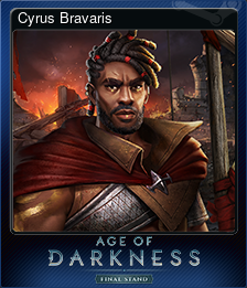 Series 1 - Card 4 of 6 - Cyrus Bravaris