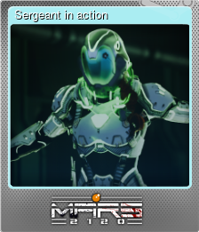 Series 1 - Card 14 of 14 - Sergeant in action