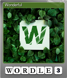 Series 1 - Card 1 of 6 - Wonderful