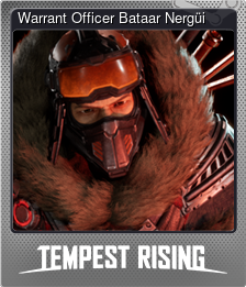 Series 1 - Card 7 of 8 - Warrant Officer Bataar Nergüi