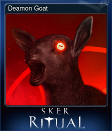 Series 1 - Card 9 of 9 - Deamon Goat