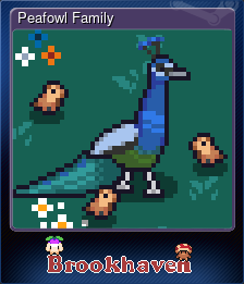 Series 1 - Card 4 of 5 - Peafowl Family