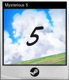 Mysterious Trading Cards - Card 5 of 10 - Mysterious Card 5