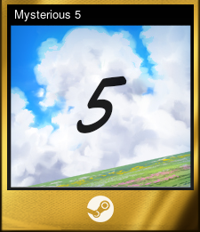 Mysterious Trading Cards - Card 5 of 10 - Mysterious Card 5