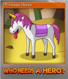 Series 1 - Card 4 of 10 - Princess Horse