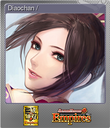 Series 1 - Card 13 of 15 - Diaochan / 貂蝉