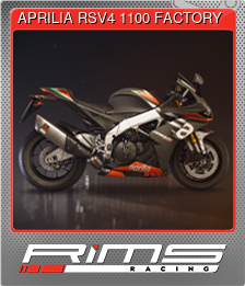 Series 1 - Card 1 of 8 - APRILIA RSV4 1100 FACTORY