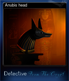 Series 1 - Card 6 of 6 - Anubis head