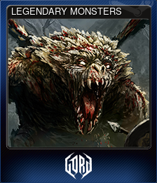 Series 1 - Card 5 of 8 - LEGENDARY MONSTERS