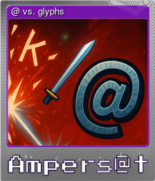 Series 1 - Card 3 of 7 - @ vs. glyphs