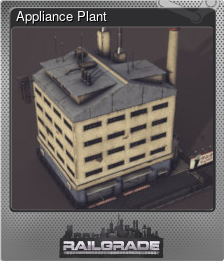 Series 1 - Card 1 of 6 - Appliance Plant