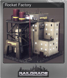 Series 1 - Card 3 of 6 - Rocket Factory