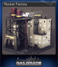 Series 1 - Card 3 of 6 - Rocket Factory