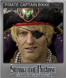 Series 1 - Card 11 of 14 - PIRATE CAPTAIN BIKKE