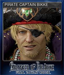 Series 1 - Card 11 of 14 - PIRATE CAPTAIN BIKKE