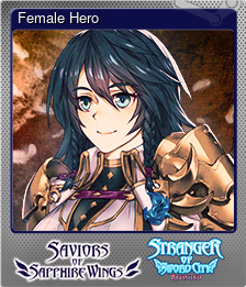 Series 1 - Card 2 of 8 - Female Hero