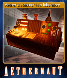 Series 1 - Card 9 of 9 - Aether distributor in a laboratory