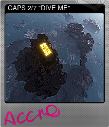 Series 1 - Card 2 of 7 - GAPS 2/7 "DIVE ME"