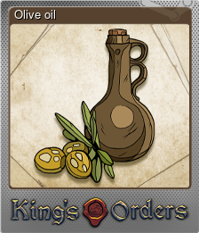 Series 1 - Card 6 of 6 - Olive oil