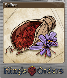 Series 1 - Card 2 of 6 - Saffron