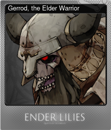 Series 1 - Card 3 of 9 - Gerrod, the Elder Warrior