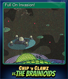 Series 1 - Card 12 of 15 - Full On Invasion!