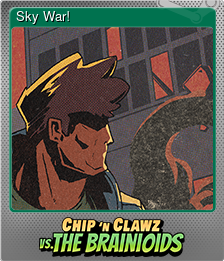 Series 1 - Card 13 of 15 - Sky War!