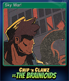 Series 1 - Card 13 of 15 - Sky War!