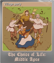 Series 1 - Card 1 of 6 - Village party