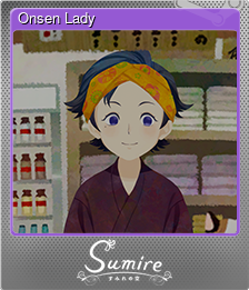 Series 1 - Card 10 of 10 - Onsen Lady