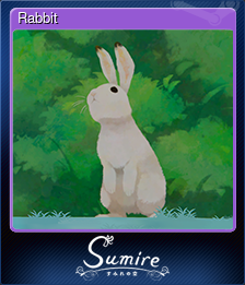 Series 1 - Card 5 of 10 - Rabbit