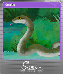 Series 1 - Card 8 of 10 - Snake