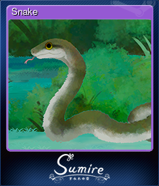 Series 1 - Card 8 of 10 - Snake