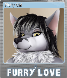 Series 1 - Card 8 of 15 - Fluffy Girl