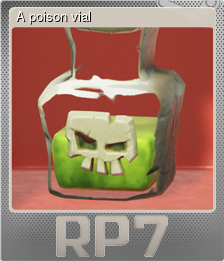 Series 1 - Card 6 of 7 - A poison vial