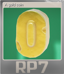 Series 1 - Card 1 of 7 - A gold coin