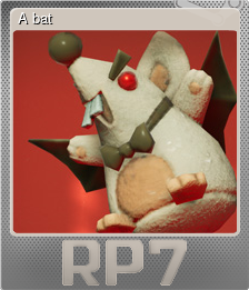 Series 1 - Card 2 of 7 - A bat